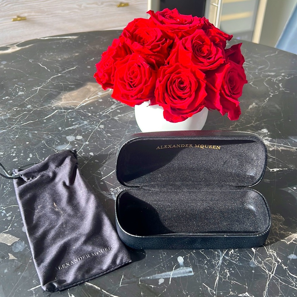 Alexander McQueen glasses case